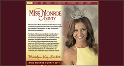 Desktop Screenshot of missmonroecounty.com